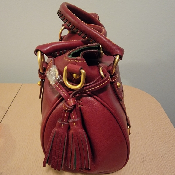 **SOLD**Dooney and Bourke Bordeaux satchel - Picture 3 of 8